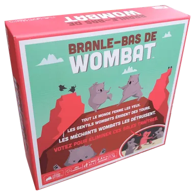 Branle Bas de Wombat — jeu de société à louer chez LUDO LUDO
