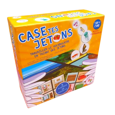 Case tes jetons - niveau 1 — jeu de société à louer chez LUDO LUDO
