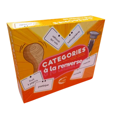 Catégories à la renverse — jeu de société à louer chez LUDO LUDO