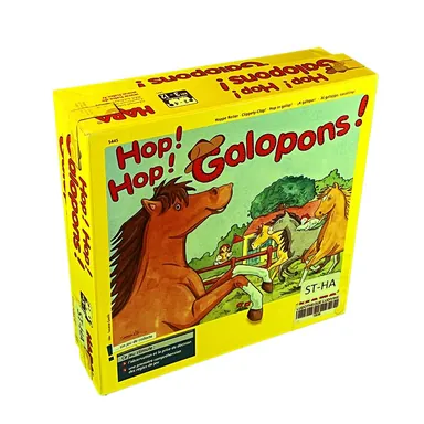 Hop Hop Galopons ! — jeu de société à louer chez LUDO LUDO