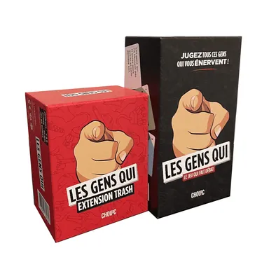 Les gens qui + extension — jeu de société à louer chez LUDO LUDO