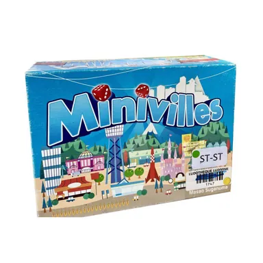 Minivilles — jeu de société à louer chez LUDO LUDO