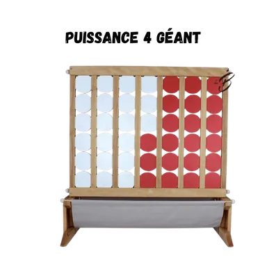 Puissance 4 géant — jeu de société à louer chez LUDO LUDO