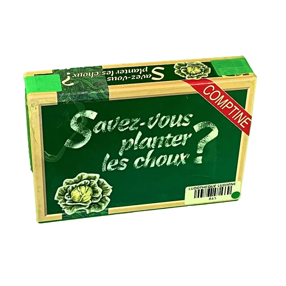 Savez-vous compter les choux?