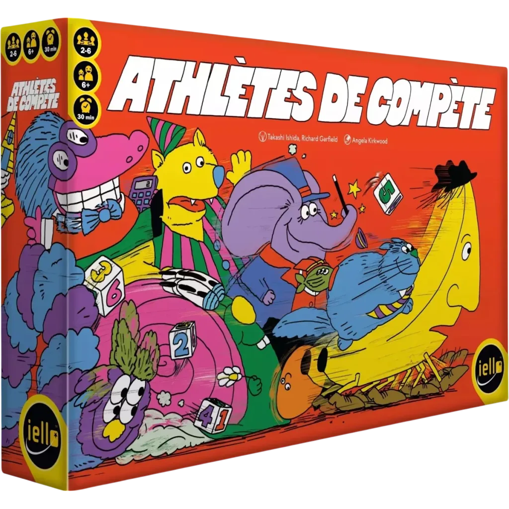 Athlètes de Compète — jeu de société à louer chez LUDO LUDO